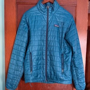 Patagonia Men's Teal Puffer Jacket